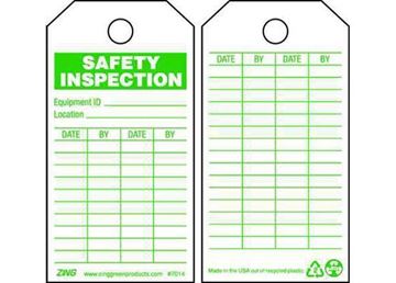 SAFETY INSPECTION TAG