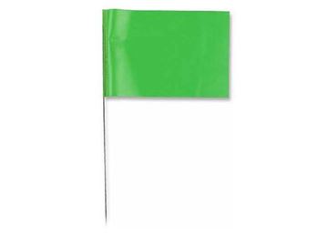 LOCATION FLAGS GREEN 4" x 5" 1000/PK