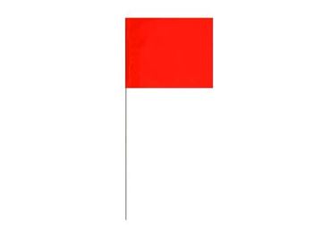 LOCATION FLAGS FLUOR RED  4" x 5" 1000/PK