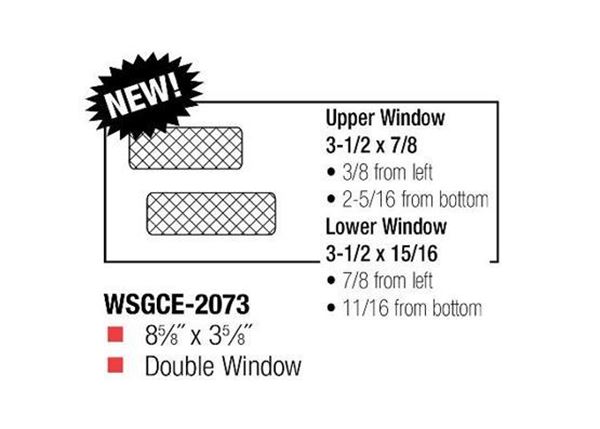 DBL WINDOW ENV 8.625X3.625