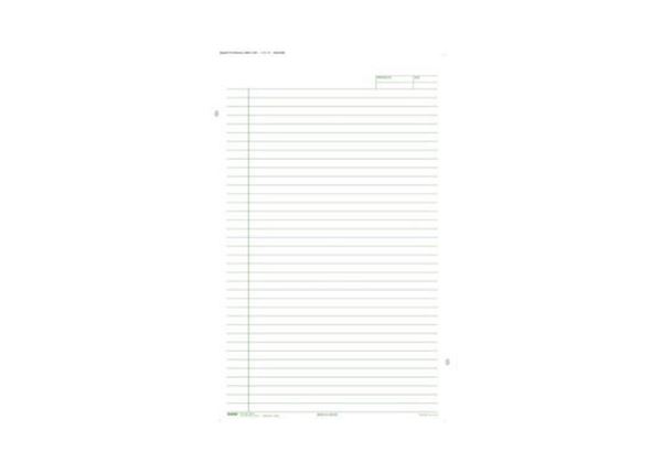 WHITE WRITING PAD TOP PUNCH