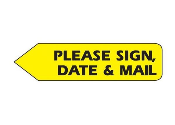 Kraftbilt PLEASE SIGN DATE MAIL YELLOW