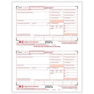 W2 Fed IRS Copy A Bulk PK