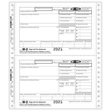 W2 3part Twin Set Employee Carbonless