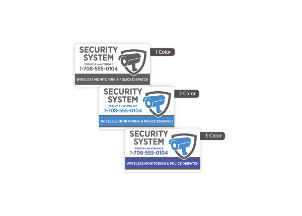 2" x 3 1/2" Rectangle 1, 2, or 3 Color
