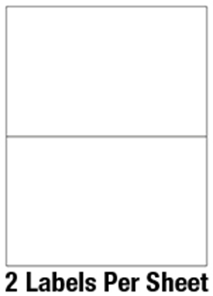 5 1/2" x 8 1/2" Rectangle 3 Color - 2/sheet