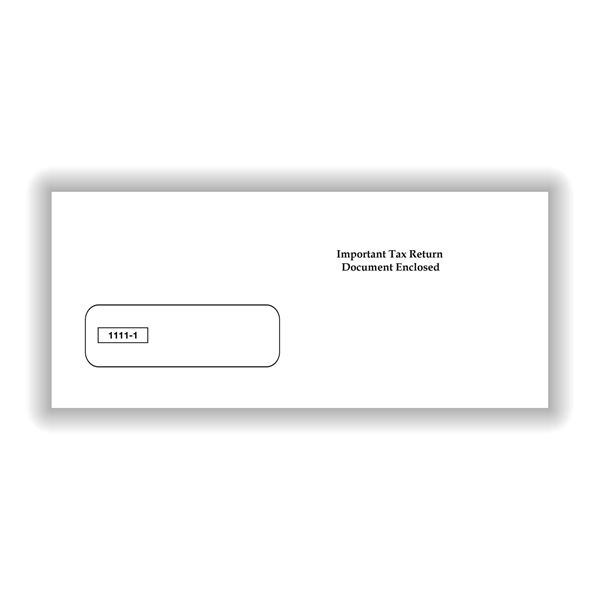 Single Window Envelope for 3Up 1099's