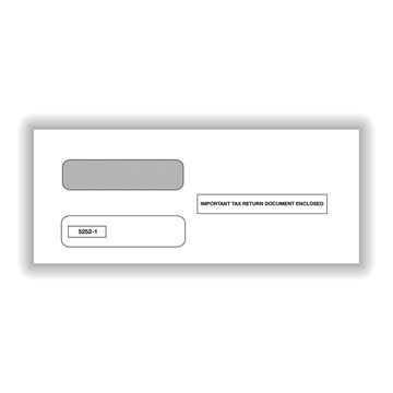 DOUBLE WINDOW ENVELOPE FOR 3 UP 1099 MISC. (5114)/25 per PK