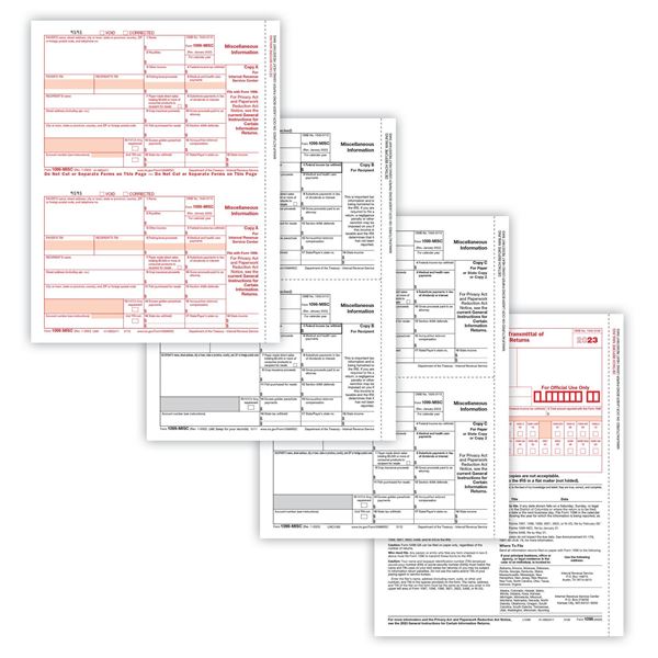 1099 MISC LASER PACKAGED SET 5PART (25 EMPLOYEES)/25 per PK