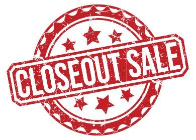 Close-out Sale Items