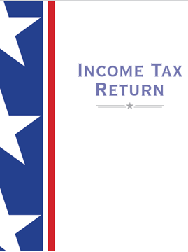 Stars & Stripes Tax Return Folder (50 Per Pack)
