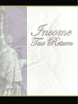 Lady Liberty Income Tax Ret Folder (50 Per Pack)