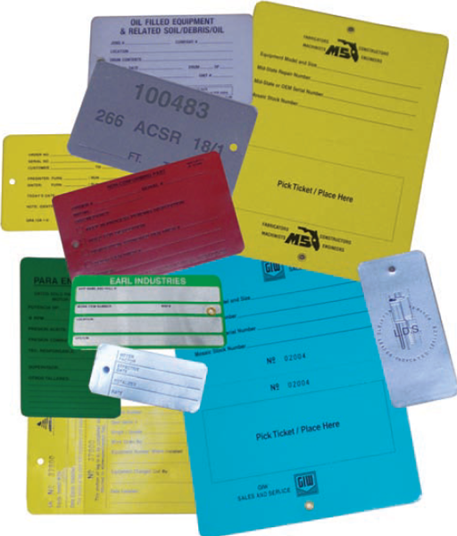 Custom Colored Scot-Tag 3/4X3 Print 1 Side/100 Per Pack