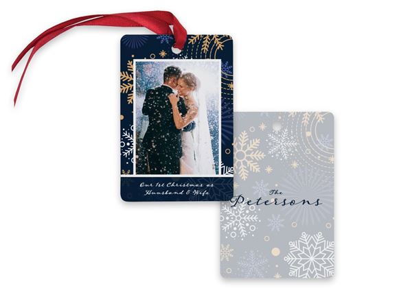 Custom Full Color Metal Ornament || Custom Awards & Gifts || Rectangle, 2 Sided