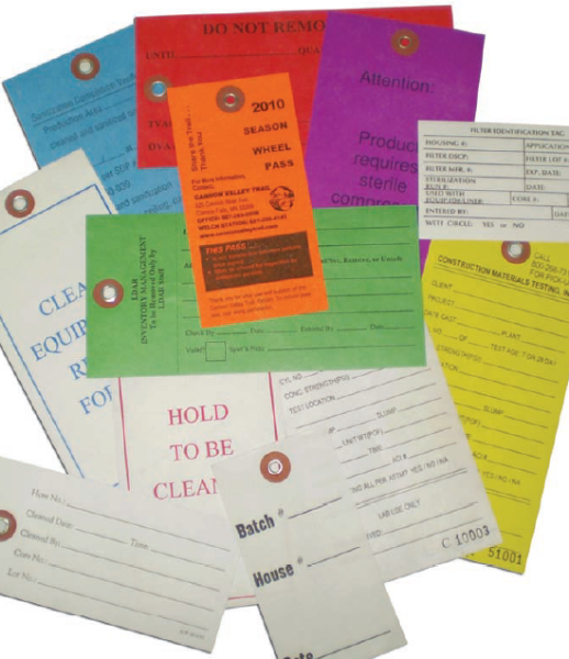 Custom Tyvek Tag #6 Print 1 Side /1000 Per Box