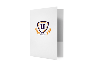 2 Color Custom Printed Standard Folder || Standard Folders || 1 Pocket