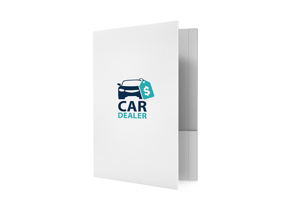 2 Color Custom Printed Standard Folder || Standard Folders || 2 Pockets, 2 Reinforced Edges