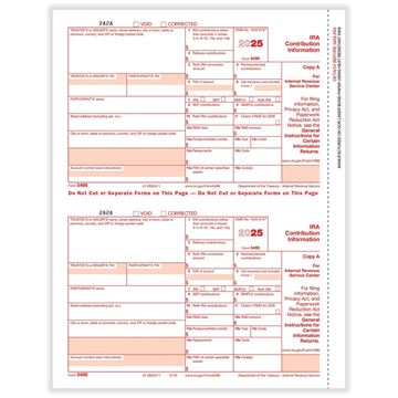 LASER 5498-IRA Federal Copy A