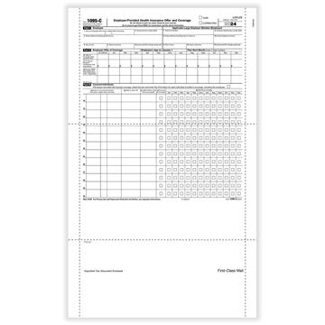 1095-C Employee Provided Hlth  Ins. Bulk Pressure Seal