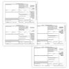 1099 NEC LASER PRINTED PACKAGED SET 3PART ELECTRONIC FILING 2UP (50 EMPLOYEES)/50 per PK