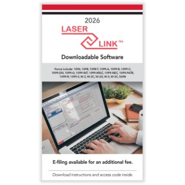 LASER LINK FOR WINDOWS BLANK & PREPRINTED LASER FORMS CD ROM. INCLUDES ACA FORMS, TRANSMITTALS & EFILE