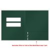 Standard Window Folder (Emerald Green), 8-3/4" X 11-1/4"