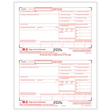 W2 FED IRS COPY A - 25/PK
