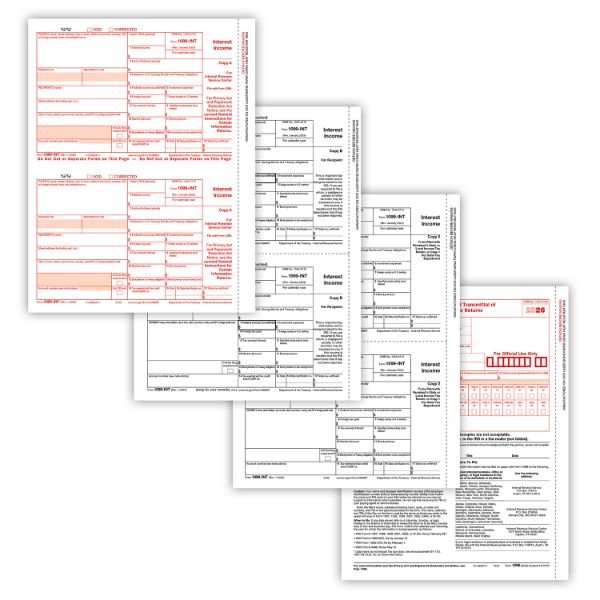 1099 INT Laser Packaged Set 4part