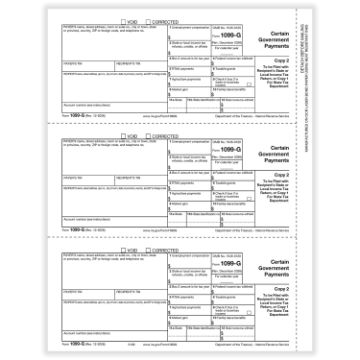 1099G-50/PK-CERTAIN GOVERNMENT PAYER OR STATE COPY C CUT SHEET