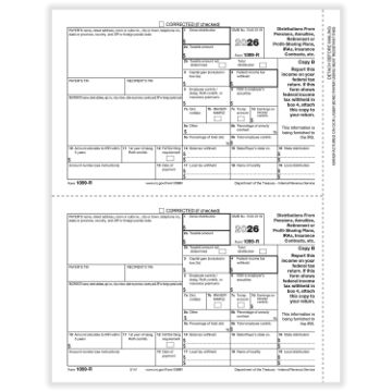 1099R-500/CTN-RETIREMENT REC COPY B CUT SHEET