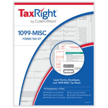 COMPLYRIGHT 1099 MISC 4PART KIT WITH ENVELOPES (25 EMPLOYEES)/25 per PK