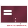 Standard Window Burgandy Folder (50 Per Pack)