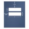 Standard Window Folder (Midnight Blue), 8-3/4 X 11-1/4"