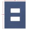 Side-Staple Folder (Midnight Blue), 8-3/4 X 11-3/4"