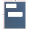 Offset Window Folder (Blue), 8-1/2" X 11-1/4"