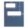 Offset Window Folder (Blue), 8-1/2" X 11-1/4"