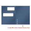 Offset Window Folder (Blue), 8-1/2" X 11-1/4"