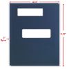Offset Window Folder Light Blue (50 Per Pack)