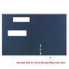 Offset Window Folder Light Blue (50 Per Pack)