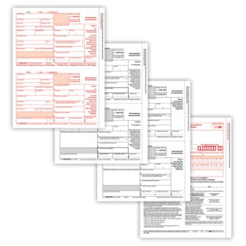 1099 NEC LASER PACKAGED SET 4PART (50 EMPLOYEES)/50 per PK