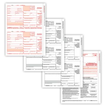 1099 NEC LASER PACKAGED SET 5PART (50 EMPLOYEES)/50 per PK